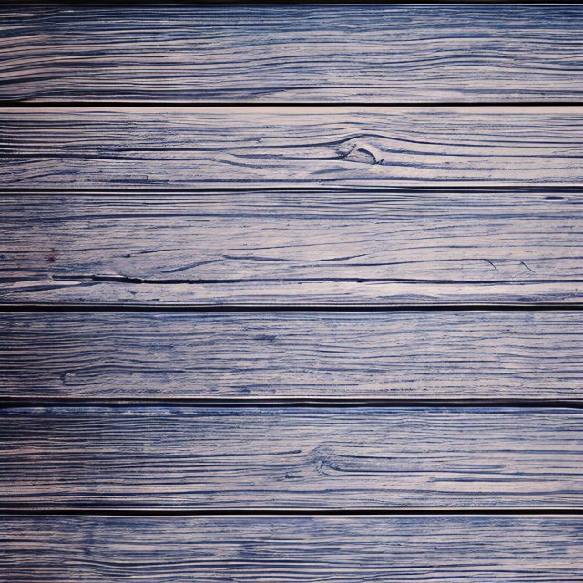 Rustic Blue Painted Wooden Floorboard Planks Free Stock Photo