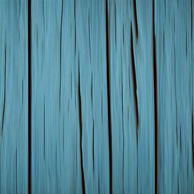 Blue Painted Cracked Wooden Plank Background Texture