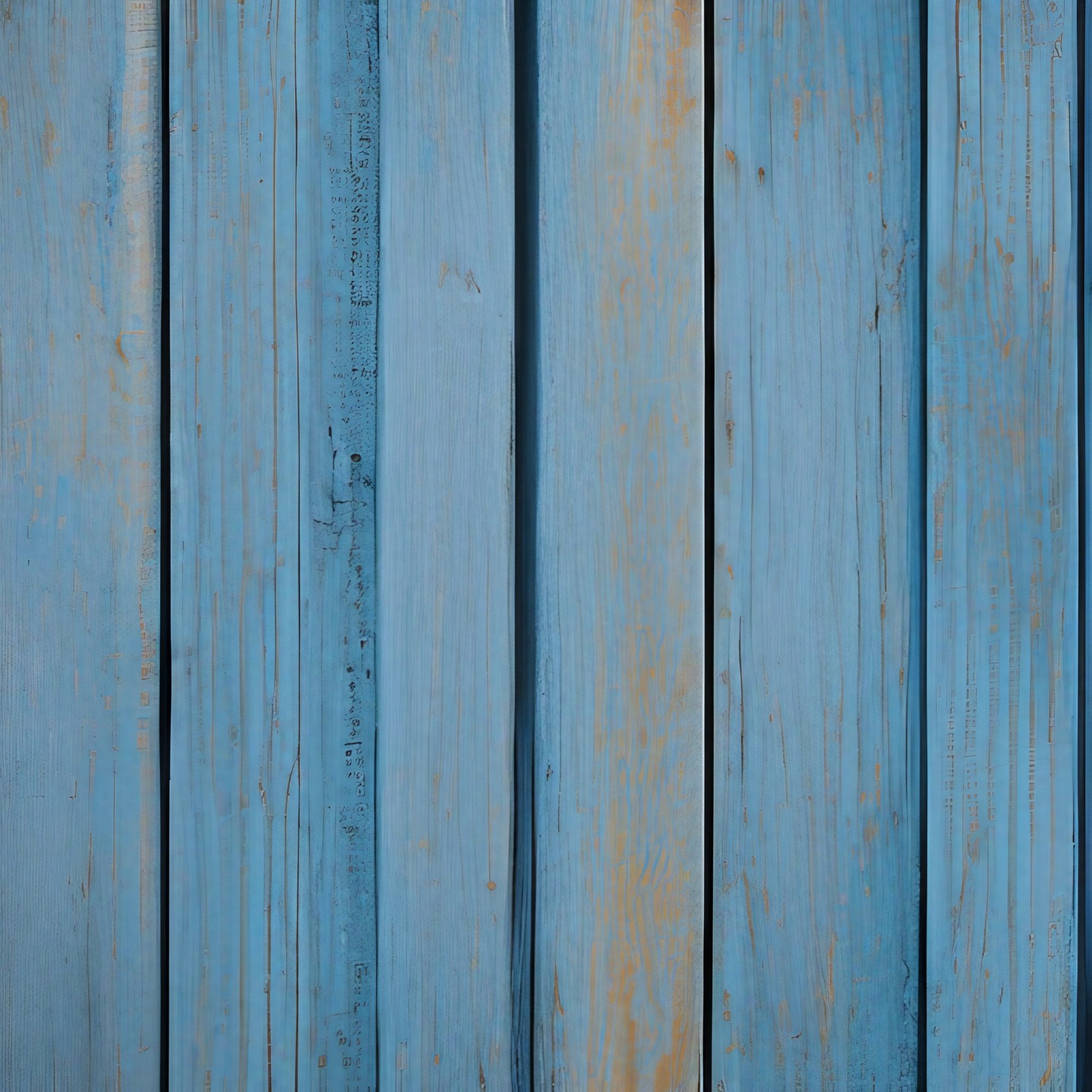 Pale Blue Painted Wooden Fence Timber Panels Stock Image