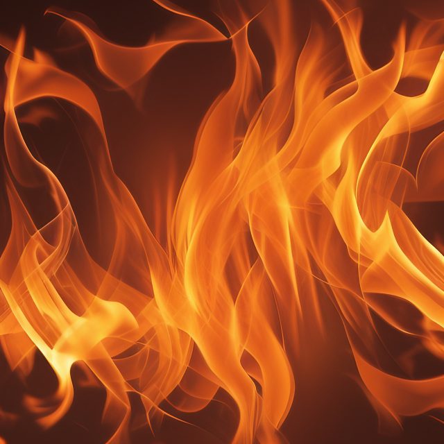 Bright Orange Flames Close Up Free Download