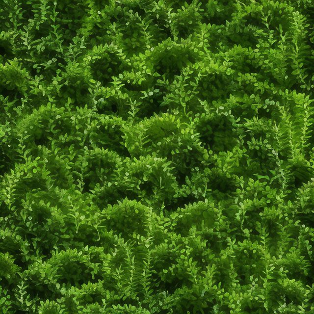 Pond Weed Elodea Densa Stock Painting Image