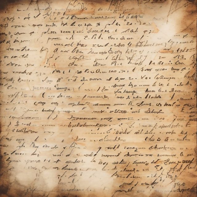 Old Vintage Paper with Writing Script