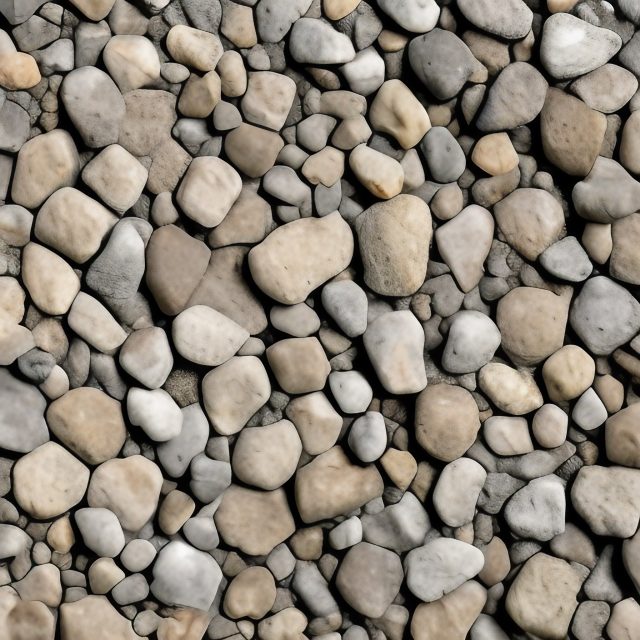 Rocky Pebble Beach River Basin Free Stock Image